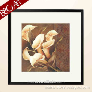 ZZ(5722) Custom painted Lily Flowers oil painting On Inexpensive Canvas